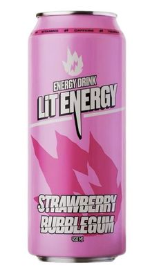 Энергетический напиток Lit Energy Strawberry Bubblegum 0,45л