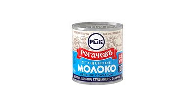 Молоко сгущ Рогачевъ с сах.8,5% ж/б 30*380г