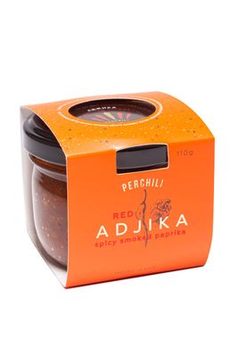 Аджика Perchili острая красная с копчёной паприкой 110 гр.*12