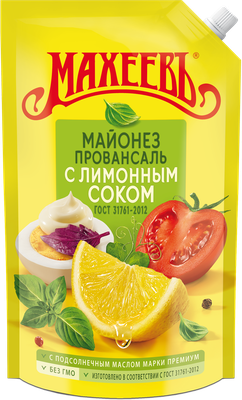 Майонез Махеевъ 50,5% с лимонным соком 800мл
