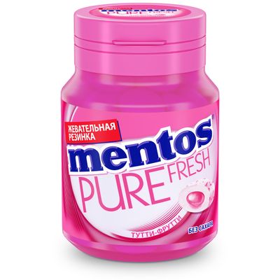 Жевательная резинка Mentos Pure Fresh Тутти-Фрутти, 54г
