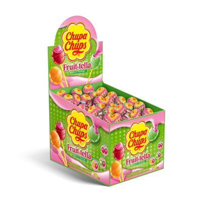 Карамель с жевательной резинкой Chupa Chups Фруттелла, 17г, 70шт