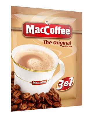 Коф. напиток MacCoffee 3 в 1 раствор, м/у 20г*25шт*40
