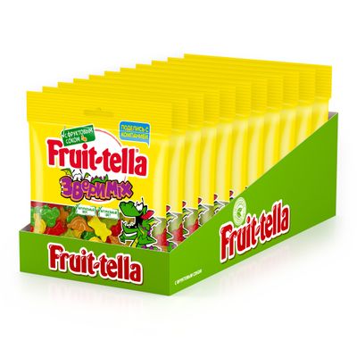 Мармелад жевательный Fruittella Звери MIX,  150г