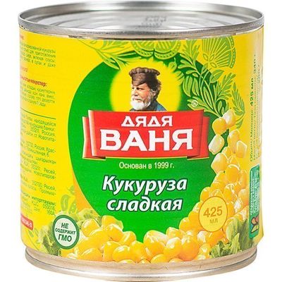Кукуруза сладкая "Дядя Ваня" 340гр