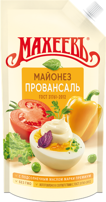 Майонез Махеевъ Провансаль 55.5%, 200мл