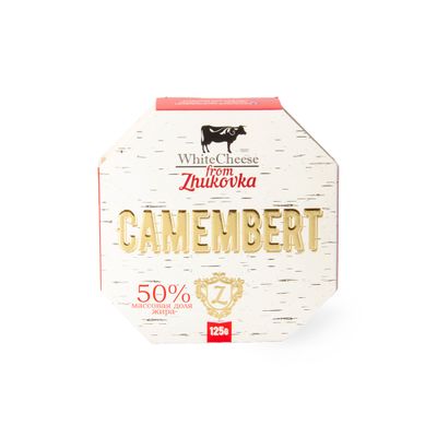Сыр White Cheese from Zhukovka Камамбер 50% картон 125 гр