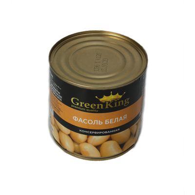 Фасоль белая в с/с 400гр Green King (сухой вес 220гр)