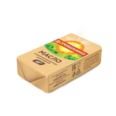 Масло Село Домашкино десертное шоколадное 60% фольга 180 г