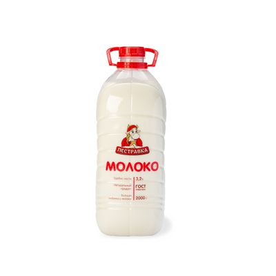 Молоко Пестравка ПЭТ 3,2%, 2л