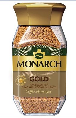 Кофе Monarch Gold натуральный растворимый сублимированный 95г