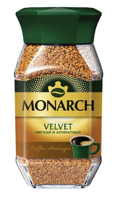 Кофе Monarch Velvet натуральный растворимый сублимированный 95г