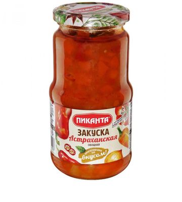 Закуска овощная "Астраханская" ТМ "Пиканта" 460г*6