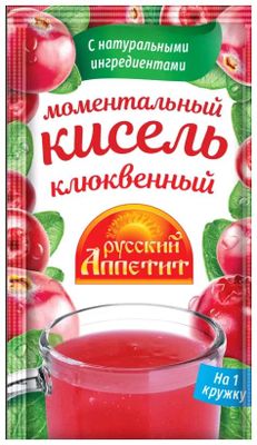 Кисель Русский аппетит Клюквенный 30г