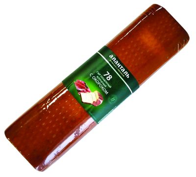 Сыр плавленый Аланталь №78 40%(с окороком), батон кв., 1,2кг
