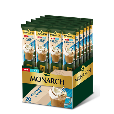Кофейный напиток Monarch Latte кокос 16г