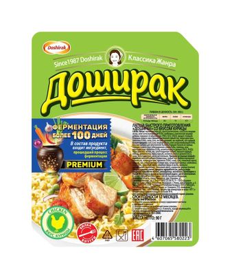Лапша быстрого приготовления Доширак со вкусом курицы 90г