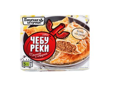 ЧЕБУРЕКИ "Горячая штучка" свин/гов 360г/10шт ХБИ