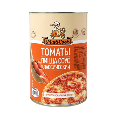 Пицца-соус классический Multicook 4,1 кг, ж/б, Турция