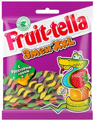 Мармелад жевательный Fruittella Змеи XXL,  70г