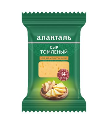 Сыр Аланталь полутвердый Томленый брусок, мдж 45%, 190г