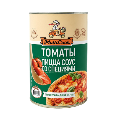 Пицца-соус cо специями Multicook 4,1 кг, ж/б, Турция