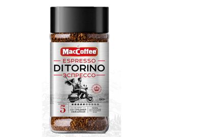Кофе MacCoffeе ЭСПРЕССО ДИТОРИНО натур.раствор.субл. ст/б 190г*4шт