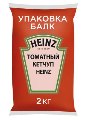 Кетчуп Heinz Томатный, балк с коннектором 2 кг