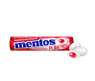 Жевательная резинка Mentos Pure Fresh Клубника 15,5г