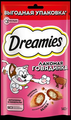 Лакомство для кошек Dreamies Говядина 140г