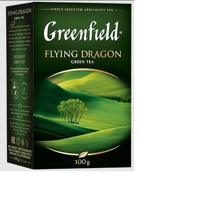 Чай Greenfield Flying Dragon зеленый 1,8г×100п