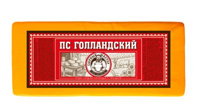 Продукт сыроделия Сырный мастер полутвердый Голландский, мдж 45%, брус 2,5кг
