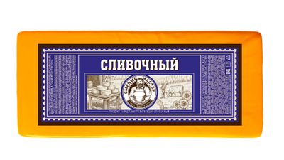 Продукт сыроделия Сырный мастер полутвердый Сливочный, мдж 50%, брус 2,5кг