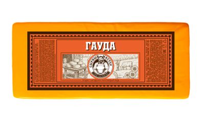 Продукт сыроделия Сырный мастер полутвердый Гауда, мдж 45%, брус 2,5кг