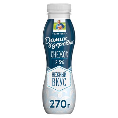 Снежок Домик в Деревне 2,5% 270г ПЭТ