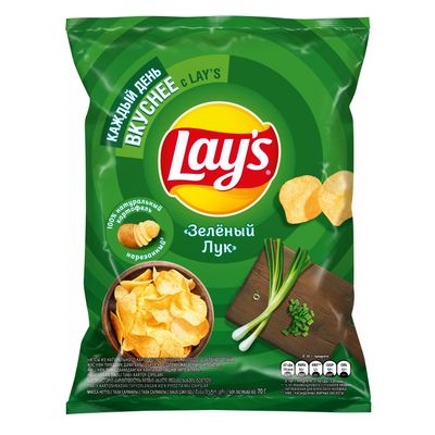 Чипсы Lay's Молодой зеленый лук 70г