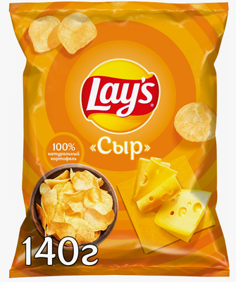 Чипсы Lays сыр 140г