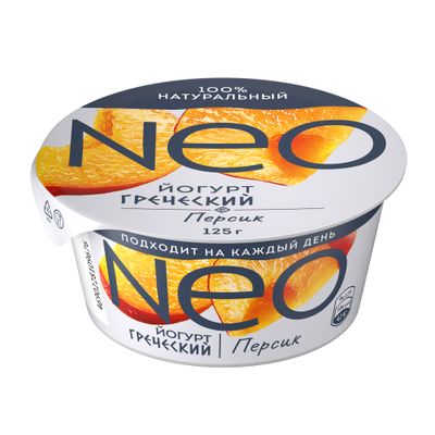 Йогурт Neo греческий Персик 1,7% 125г