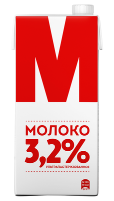 Молоко М 3,2% ультрапастеризованное, 0,95л