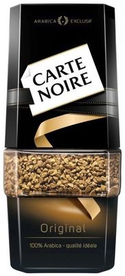Кофе Carte Noire Original натуральный растворимый сублимированный 190г