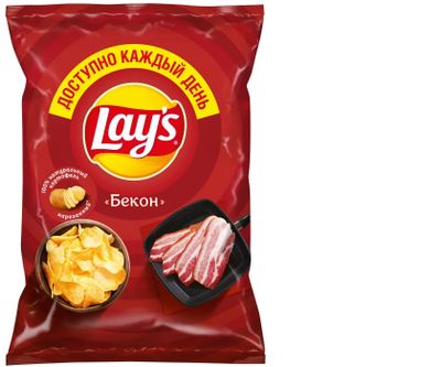 Чипсы Lays картофельные со вкусом бекона 70г