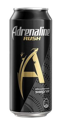 Энергетический напиток ADRENAL RUSH б/ал.ж/б 12*0,449 л