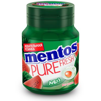 Жевательная резинка Mentos Pure Fresh вкус Арбуз, 8*6*54г