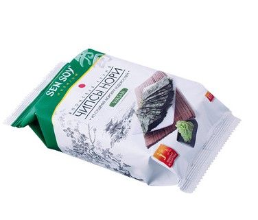 Чипсы Нори Wasabi из морской капусты Сен Сой 4,5г