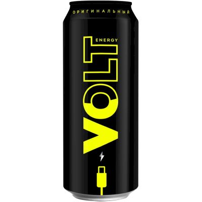 Энергетический газированный напиток VOLT ENERGY безалкогольный ж/б 0,45*24