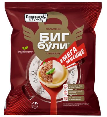 Пельмени Бульмени Бигбули с мясом 0.400 кг
