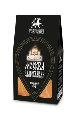 (ТМ Русь Белокаменна) Сыр твердый «Москва златоглавая» 45%, брусок 220г шт