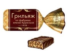 Конфеты Славянка Грильяж от фабрики им. Крупской 1000г (6)