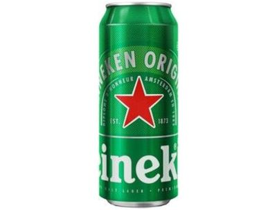 Пиво Хейнекен светлое, фильтр., пастер. 5,0% ж/б 0,5л*24 FIN (В) ТС