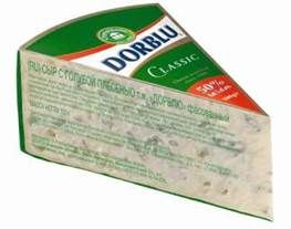 Сыр Dorblu с голубой плесенью 50% фас 5шт*100гр (Россия)